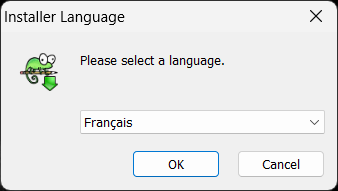 Sélection langue