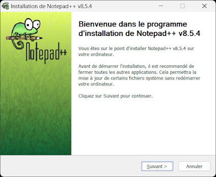 Installateur - Bienvenue