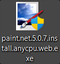 Paint.NET - Icône Installateur
